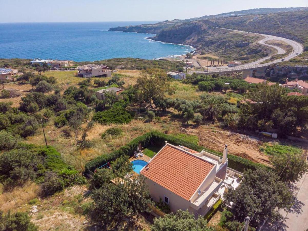 Villa Ellovos With Private Pool Rethymno  Bagian luar foto