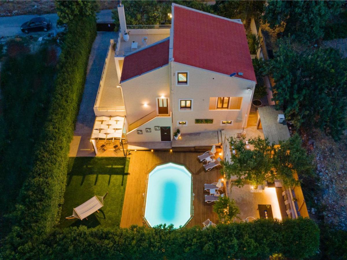 Villa Ellovos With Private Pool Rethymno  Bagian luar foto