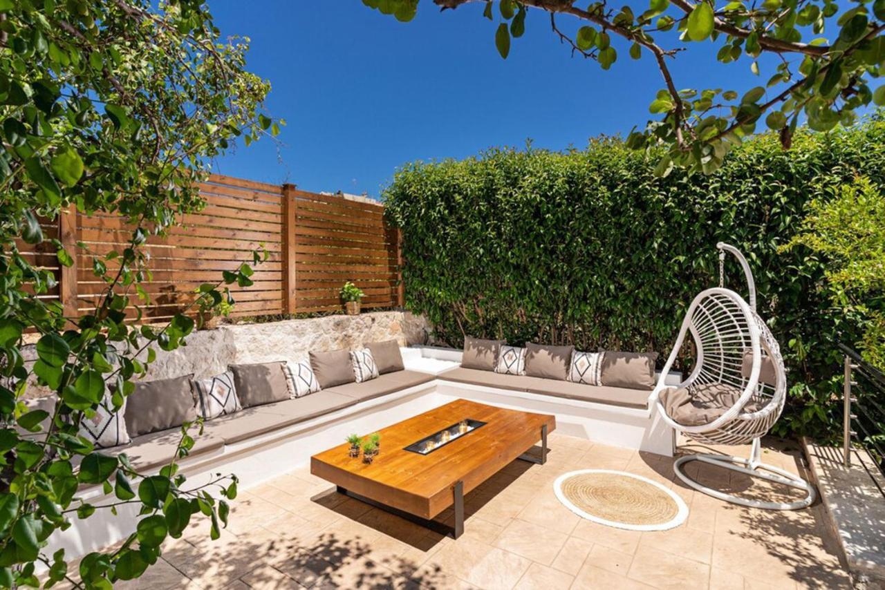Villa Ellovos With Private Pool Rethymno  Bagian luar foto