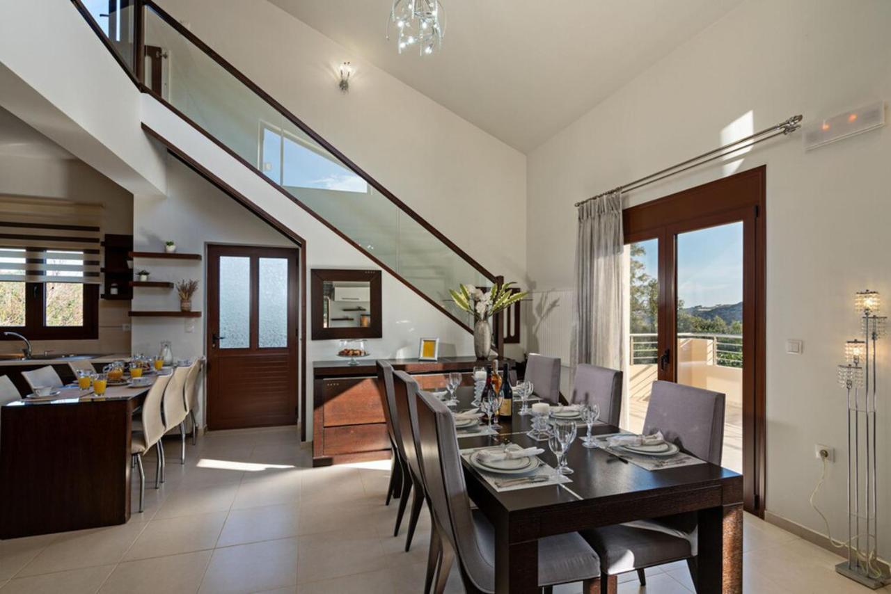 Villa Ellovos With Private Pool Rethymno  Bagian luar foto