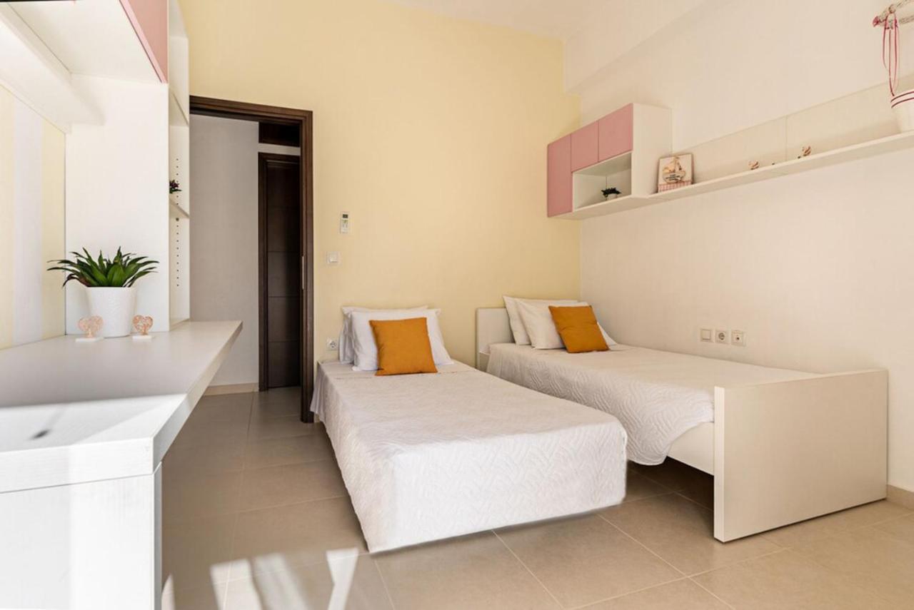 Villa Ellovos With Private Pool Rethymno  Bagian luar foto