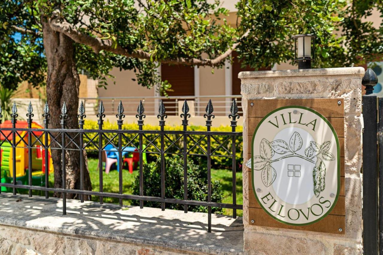 Villa Ellovos With Private Pool Rethymno  Bagian luar foto