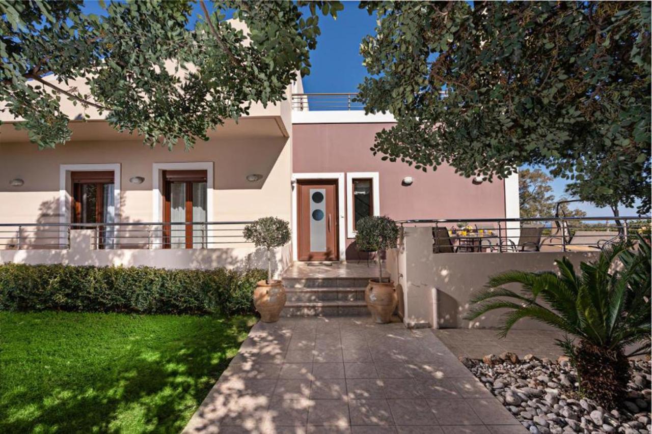 Villa Ellovos With Private Pool Rethymno  Bagian luar foto