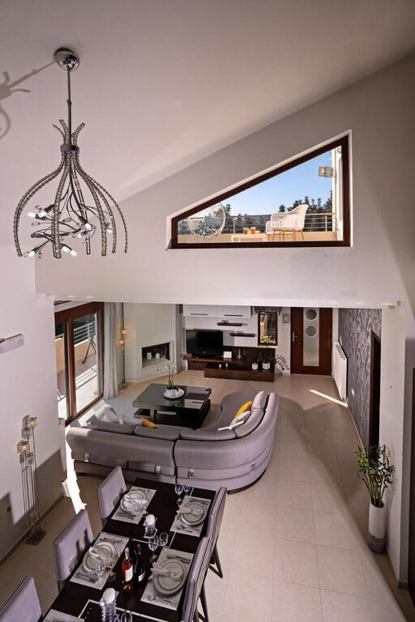 Villa Ellovos With Private Pool Rethymno  Bagian luar foto